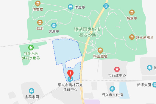 绍兴家博会展馆绍兴国际会展中心地图